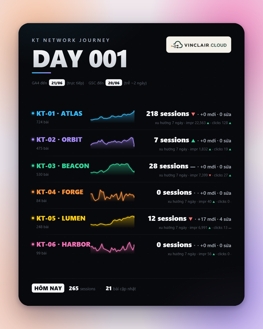 Public report for Network Journal Update #1